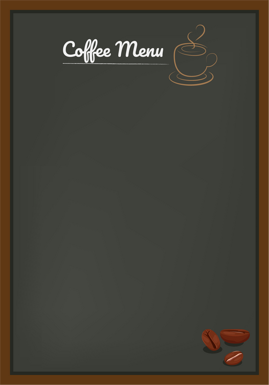 Coffee Menu Board